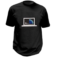 Wi-Fi Detecting T-Shirt (Blue - Medium )