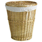 Unbranded Wicker Laundry Basket, Honey Coloured
