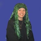 Wig - Metallic - Green