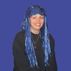 Wig - Metallic - Royal Blue