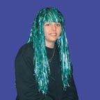 Wig - Metallic - Turquoise