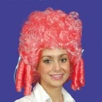 Wig - Pantomime Dame - Red