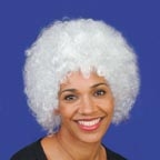 Wig - Pop - White