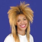 Wig - Tina Turner - Gold / black