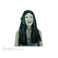 Wig - Witch - Black and Green