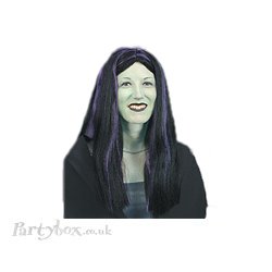 Wig - Witch - Black and Purple