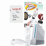 Unbranded Wii Console with More Game Party