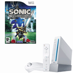 Unbranded Wii Console with Sonic and the Black Knight