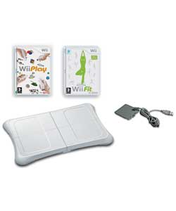 Unbranded Wii Fit, Wii Play and Rechargeable Battery Pack
