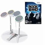 Unbranded Wii Rock Band with Official Drums