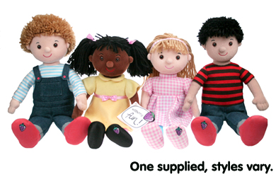 Unbranded Wilberry Fun Rag Dolls Assorted