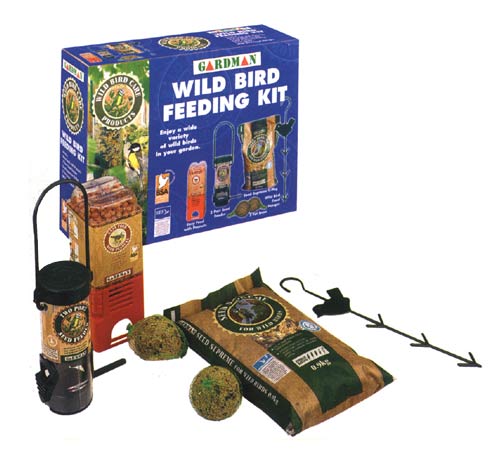 Contains easy feed with peanuts  2 port seed feeder  Seed Supreme 0.9kg  wild bird food hanger and 2