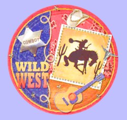 Wild West - plate - 10.5inch
