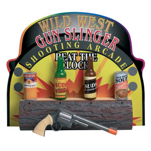 Swagger on over to the Wild West saloon for arcade