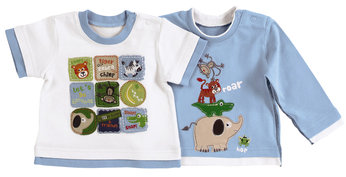 Unbranded Wildlife Park T-Shirts Long and Short Sleeve 2 Pack