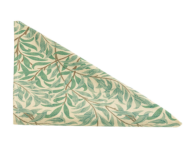 Unbranded William Morris Napkins (4) Willow Green