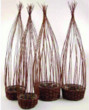 Unbranded Willow Planting Baskets (set of 4)
