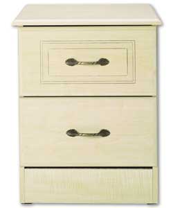 Wilton Maple Bedside Chest with 2 Drawers