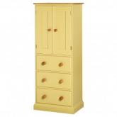 Unbranded Wiltshire 3 Drawer Armoire Straw