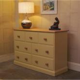 Unbranded Wiltshire 7 Drawer Chest Straw