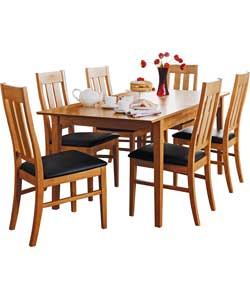 Unbranded Wiltshire Oak Dining Table and 6 Chairs