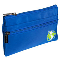 Unbranded Wimbledon Authentics 2 Zip Pouch - Blue.