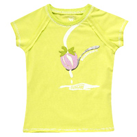 Unbranded Wimbledon Strawberries And Cream T-Shirt - Lime