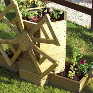 Unbranded Windmill Planter
