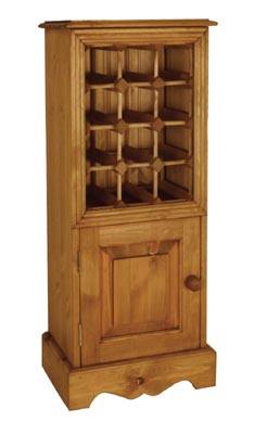 WINE RACK WITH DOOR