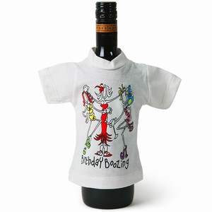 Unbranded Wine T-Shirt Bottle Covers (Birthday Boozing)