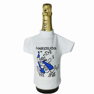 Wine T-Shirt Bottle Covers (Congratulations)