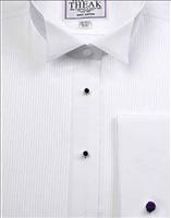 Unbranded Wing Collar Neat Pleat Front Dress Shirt by