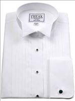 Unbranded Wing Collar Pleated Dress Shirt by Frederick Theak