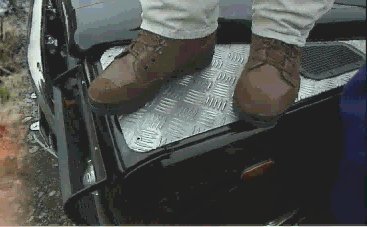 Wing top protector for vehicles without aerial