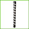 Black and white lightweight putter grip. Superior feel