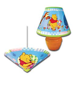 Winnie the Pooh Bedside Lamp and Uplighter.