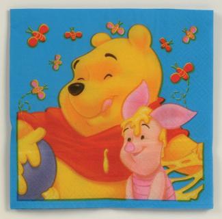 Unbranded Winnie the Pooh, lunch napkins pk 20