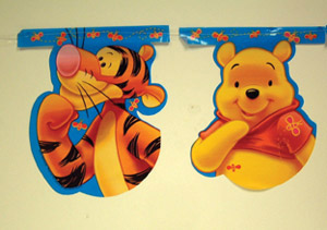 Unbranded Winnie the Pooh, pennant banner