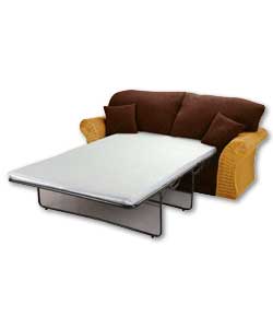 Winslow Metal Action Sofabed Chocolate