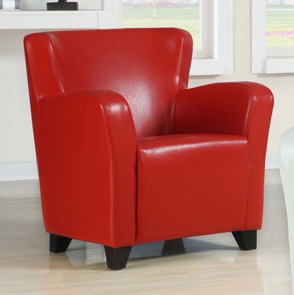 Unbranded Winston Armchair in Red Leather
