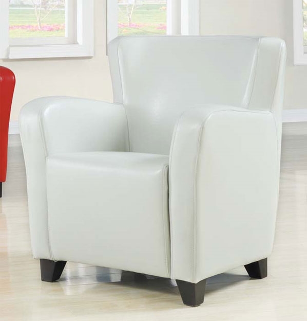 Unbranded Winston Armchair in White Leather