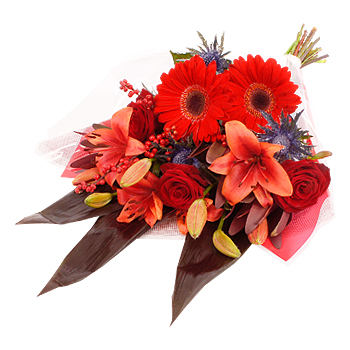 Unbranded Winter Gift Wrap - flowers