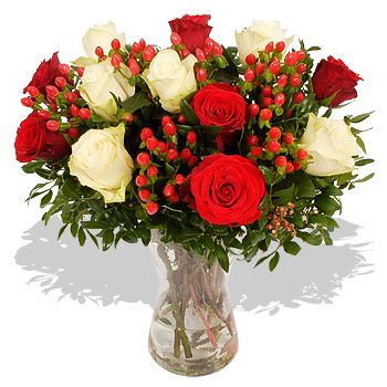 Unbranded Winter Roses and Free Chocs - flowers