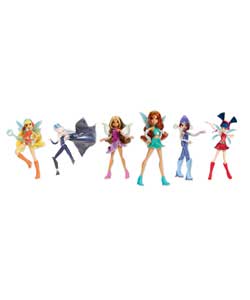 The Winx Club are fantastically fashionable friends from the hit TV show. Each fairy is poseable