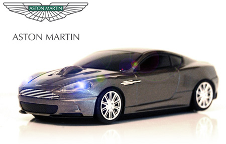 Wireless Car Mouse - Aston Martin - Quantum Grey