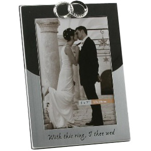 Unbranded With this ring I thee wed photo frame