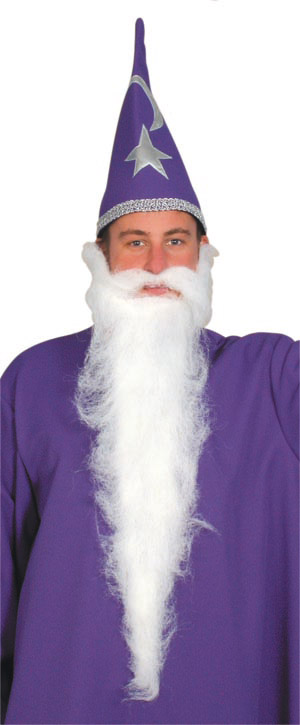 Unbranded Wizard Beard Deluxe, white