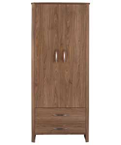 Woburn Robe with 2 Doors and 2 Drawers - Walnut