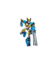 Build this 8" fully poseable Wolverine figure to fight crime using his spring loaded claws!