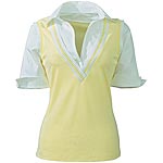 Womens 2-in-1 Blouse & Tank Top
